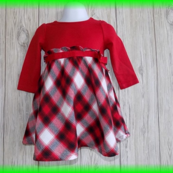 Gymboree Holiday Christmas Dress Size 6 -12 Months - Picture 2 of 4
